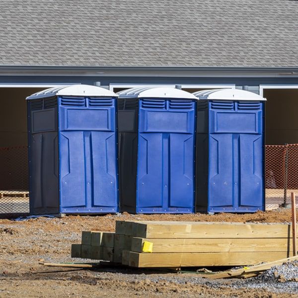 how often are the porta potties cleaned and serviced during a rental period in Lemon Pennsylvania